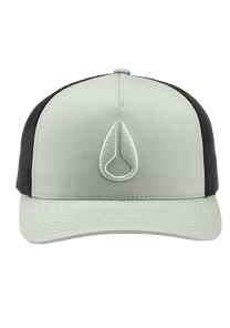 Gorra de camionero Iconed - Niebla de musgo / Negra View 3