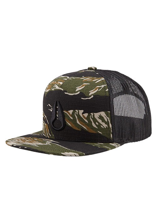 Deep Down Trucker Hat - Camuflaje de tigre