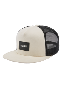 Gorra de camionero del equipo - Crema/Negro View 1