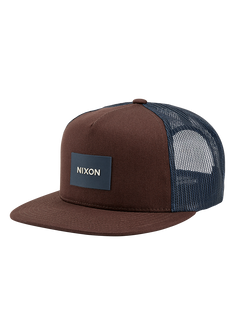 Team Trucker Hat - Azul marino/marrón