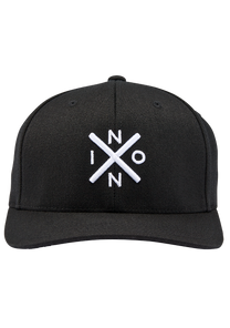 Gorra Exchange Flexfit - Negro/blanco View 3