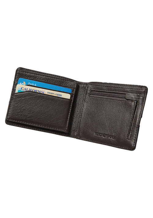 Spire II Bi-Fold Wallet - Brown