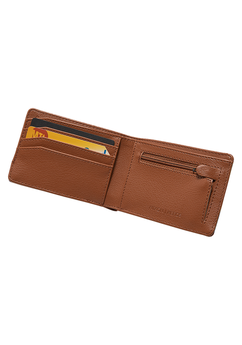 Heros bi-fold wallet - Tostado