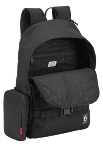 Mochila Smith de nailon totalmente negra View 3