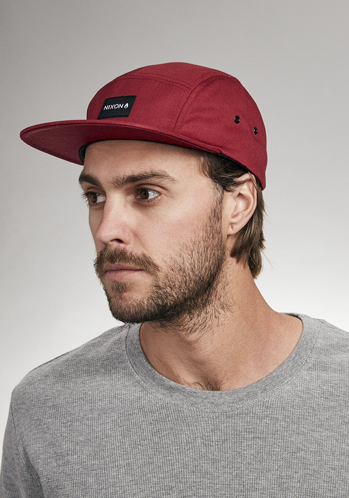 Gorra con cierre ajustable Mikey - Borgoña