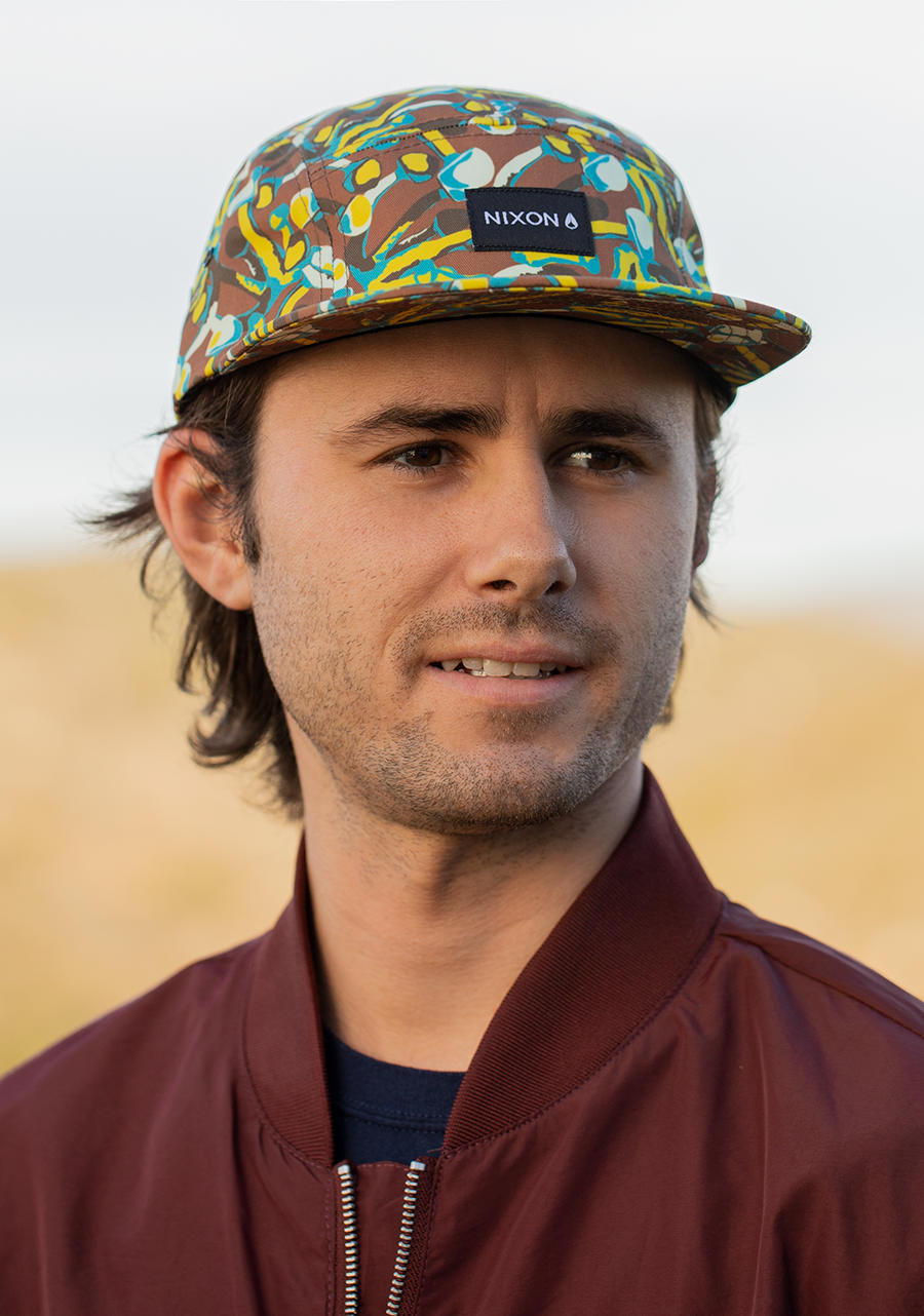 Gorra Mikey de 5 paneles - Marrón/Multicolor