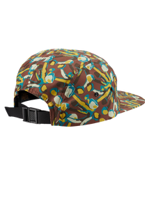 Gorra Mikey de 5 paneles - Marrón/Multicolor View 2