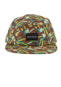 Gorra Mikey de 5 paneles - Marrón/Multicolor View 3
