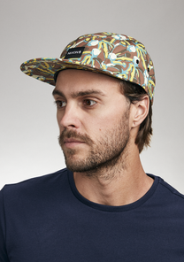 Gorra Mikey de 5 paneles - Marrón/Multicolor View 5