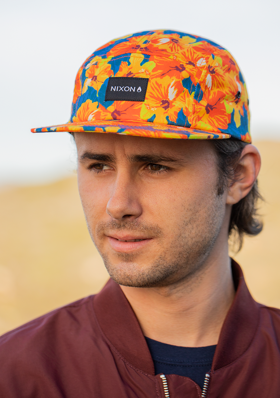Gorra Mikey de 5 paneles - Naranja/Multicolor