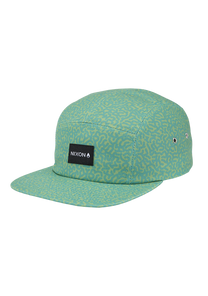 Gorra de 5 paneles Mikey - Garabato/Verde View 1