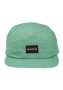 Gorra de 5 paneles Mikey - Garabato/Verde View 3