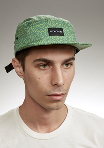 Gorra de 5 paneles Mikey - Garabato/Verde View 5