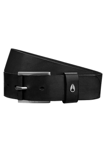 Cinturon Piel Americana - Negro/plateado View 1