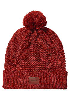 Gorro Pompon Julian - Borgoña / Fuego