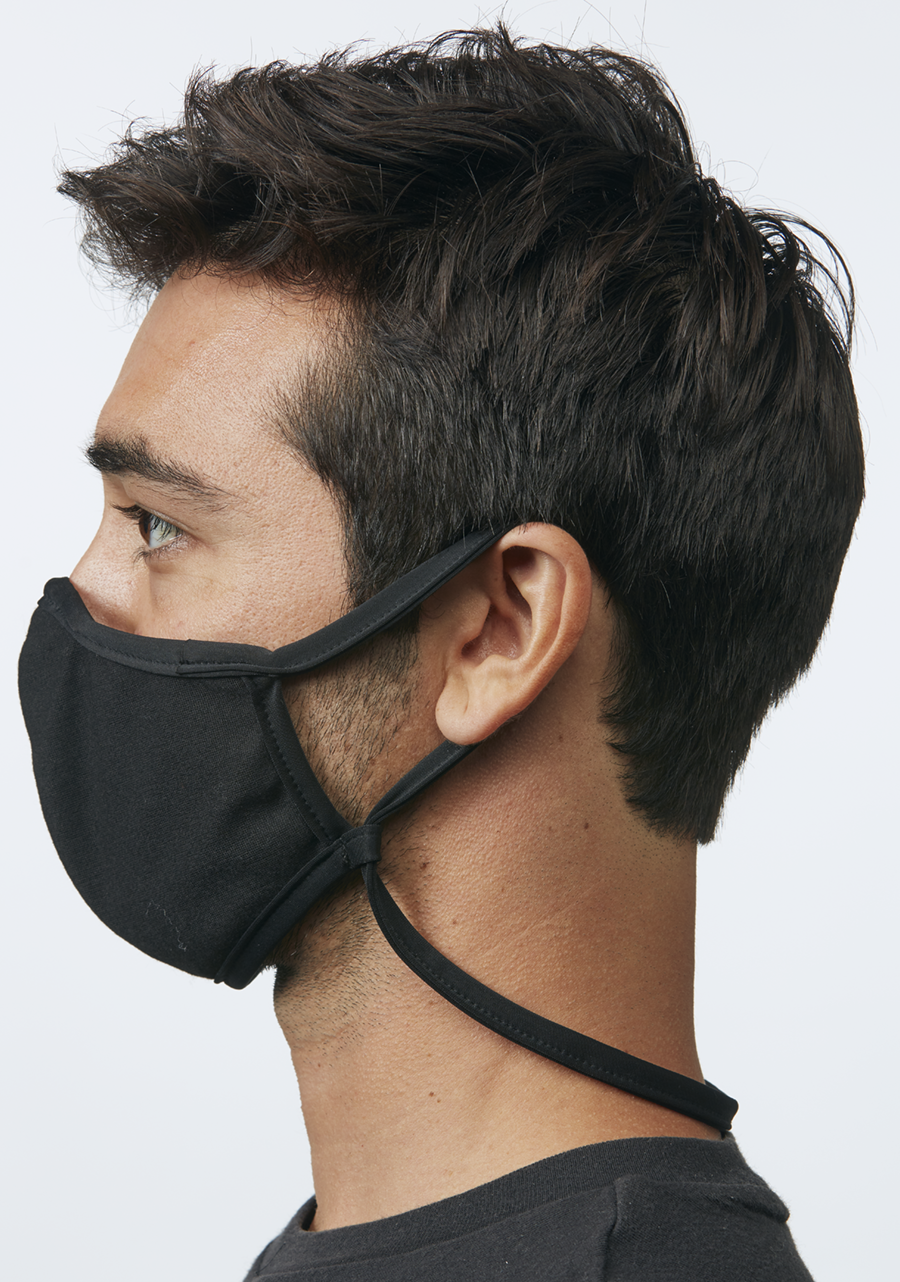 Mascarilla reversible - Todo negro View 6