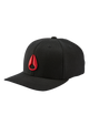 Gorra con cierre ajustable Deep Down - Negro/rojo