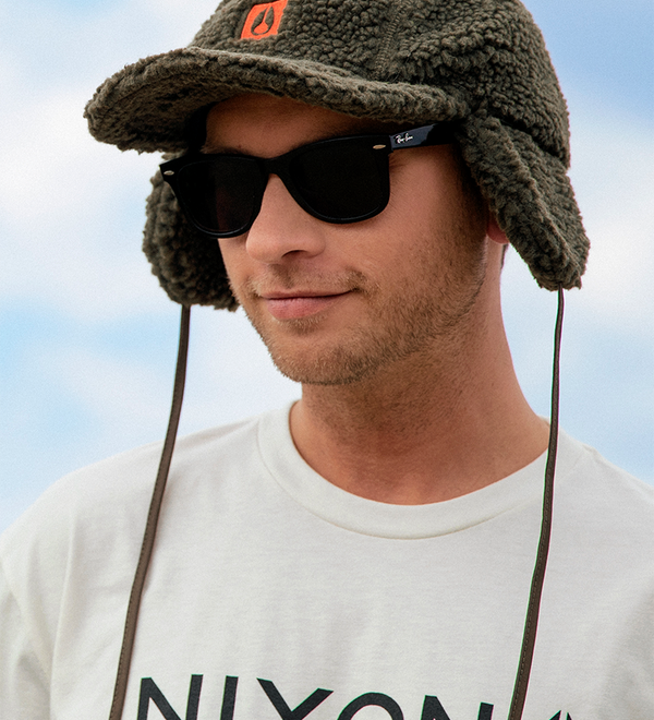 Gorro con orejeras Babs - Olive