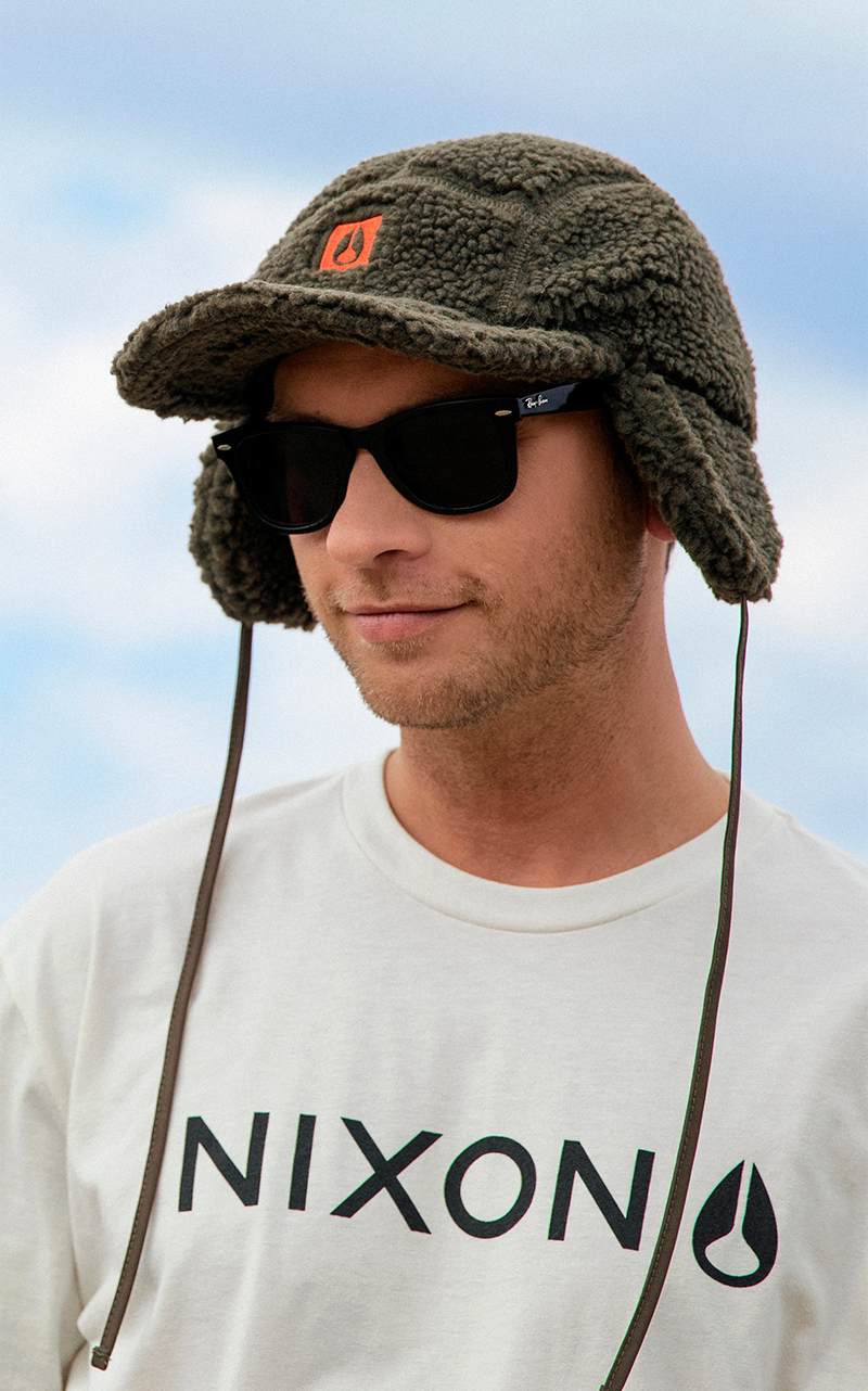 Gorro con orejeras Babs - Olive