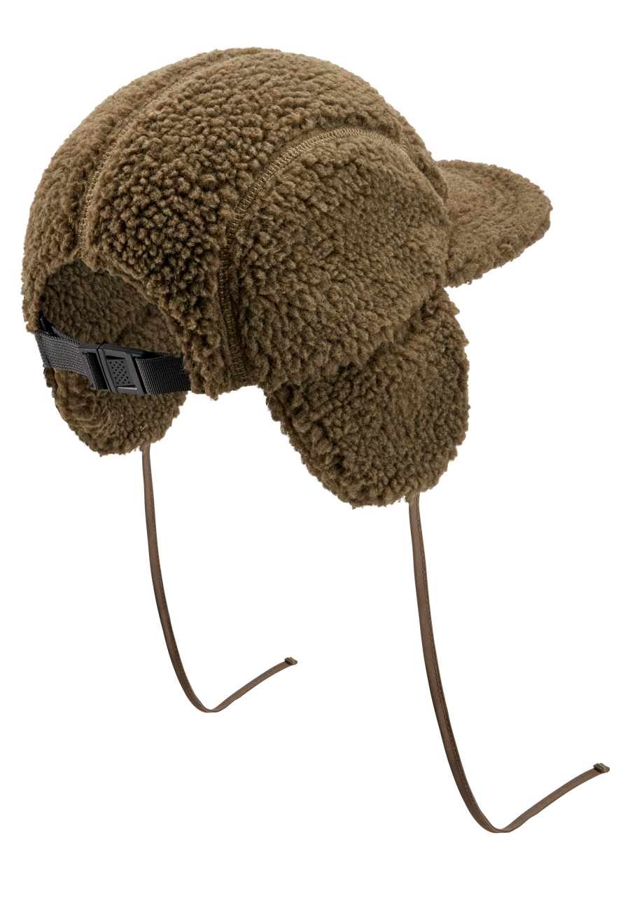 Gorro con orejeras Babs - Olive View 2
