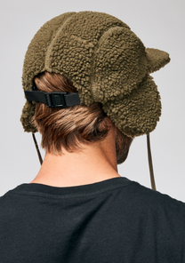 Gorro con orejeras Babs - Olive View 4