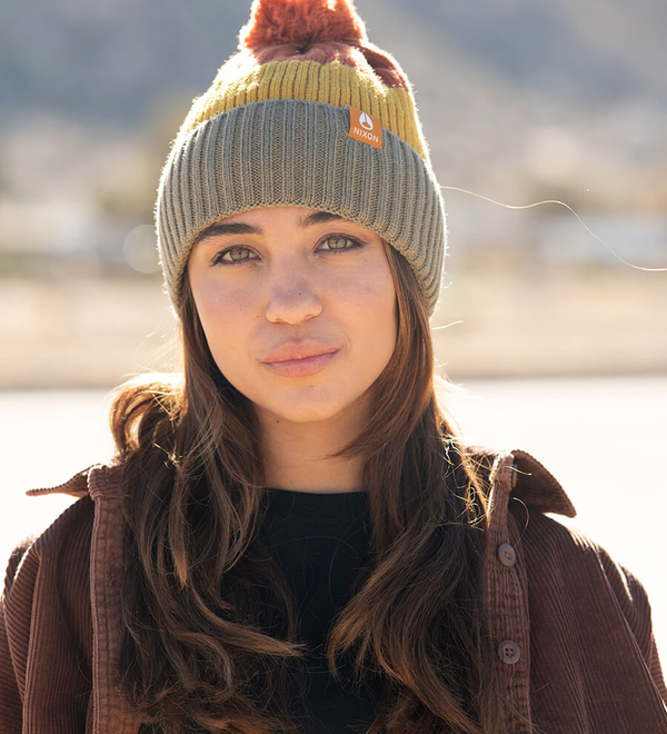 Schrader Pom Beanie - Vintage Orange Multi