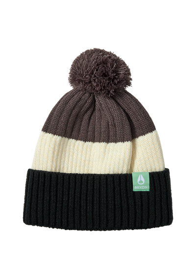 Gorro con pompón Schrader - Gris/Negro