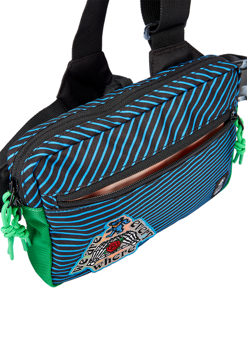 Grateful Dead Bandit Bag - Black / Blue / Green