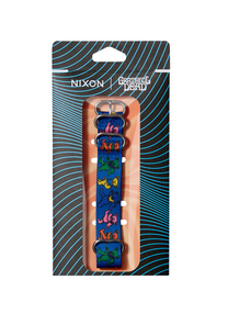 Correa NATO reciclada de 20 mm de Grateful Dead - Azul / Osos bailarines View 3
