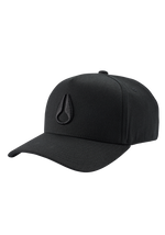 Gorra con cierre ajustable Deep Down - Todo negro/negro