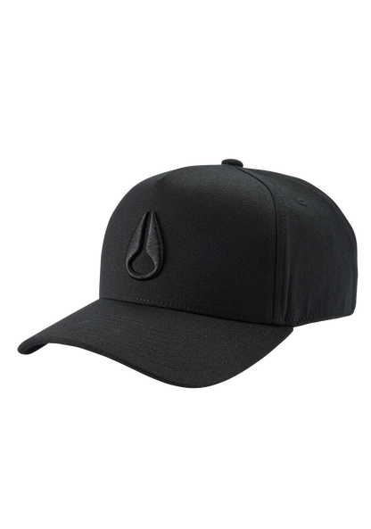 Gorra con cierre ajustable Deep Down - Todo negro/negro View 1