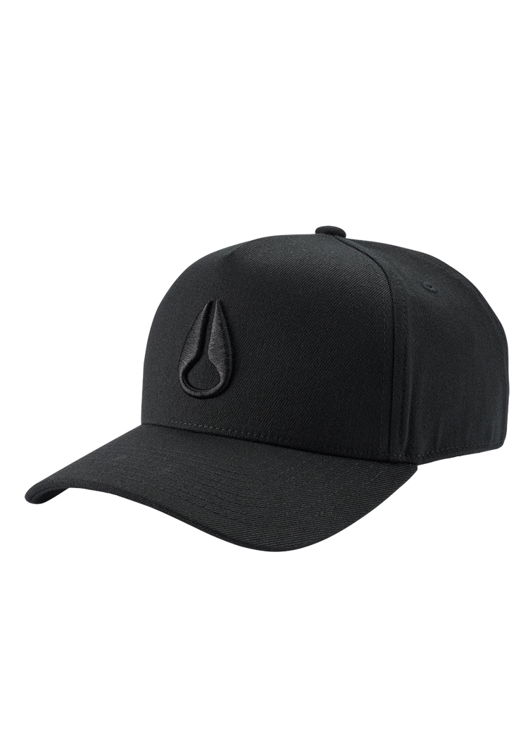 Gorra con cierre ajustable Deep Down - Todo negro/negro