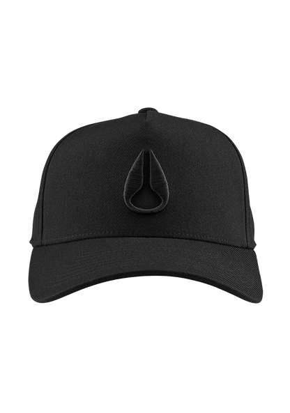 Gorra con cierre ajustable Deep Down - Todo negro/negro View 3