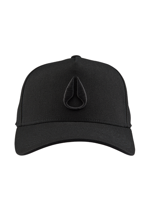 Gorra con cierre ajustable Deep Down - Todo negro/negro