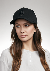 Gorra con cierre ajustable Deep Down - Todo negro/negro View 8