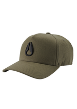 Gorra con cierre ajustable Deep Down - Oliva/negro