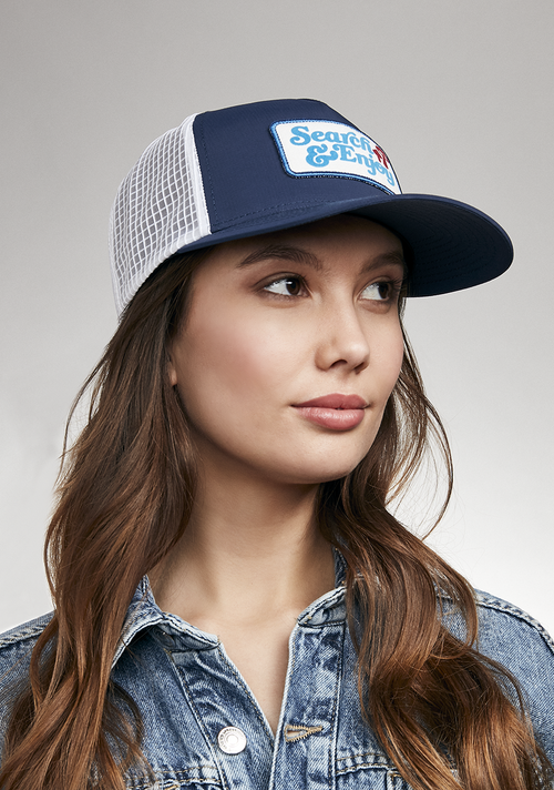 Searchin Trucker - Azul marino/blanco