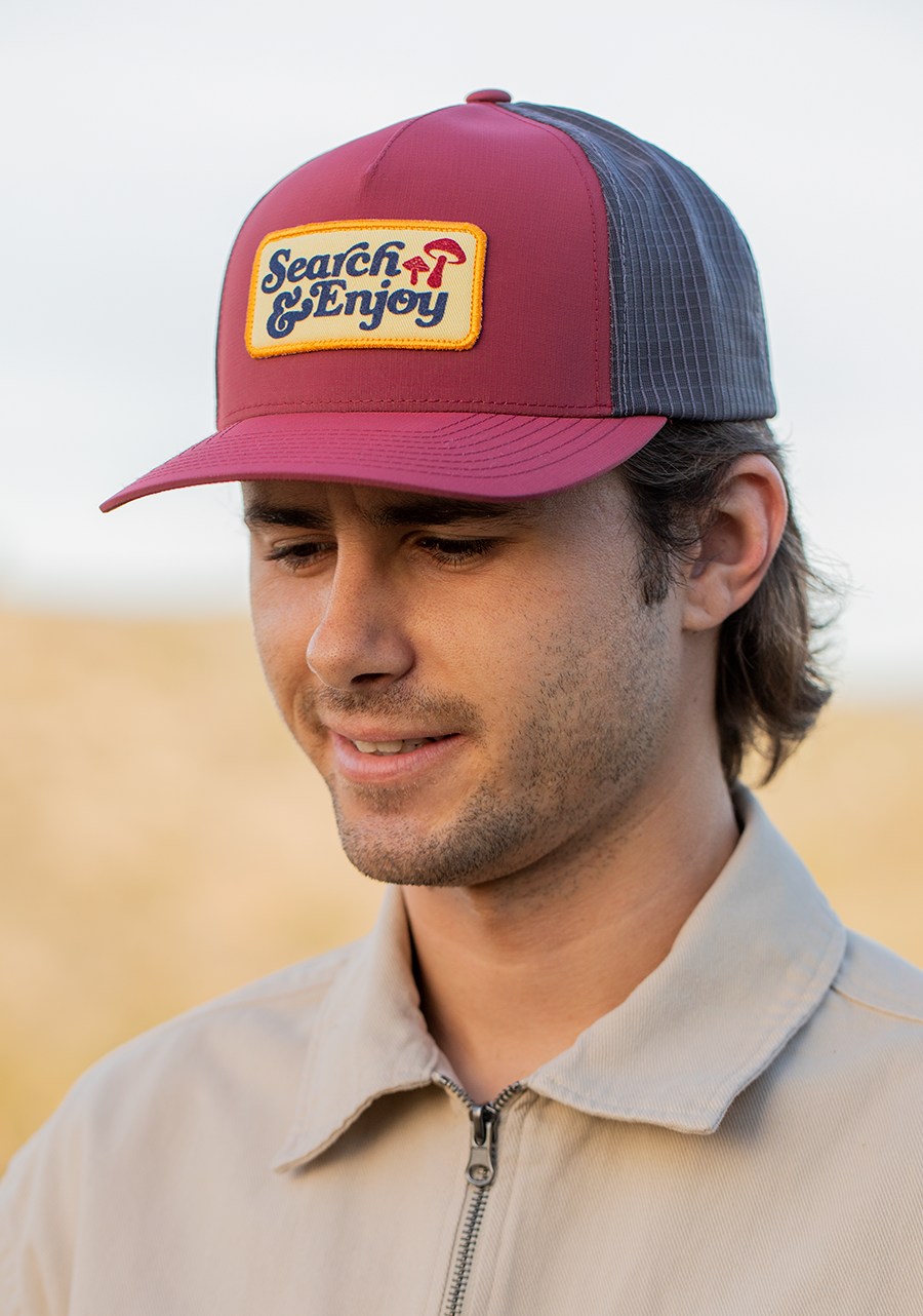 Searchin Trucker - Borgoña / Gris