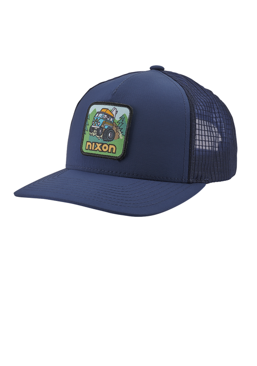 Cinch Gorra Trucker con logotipo de malla en la parte trasera para hombre,  color azul marino, talla única, marino