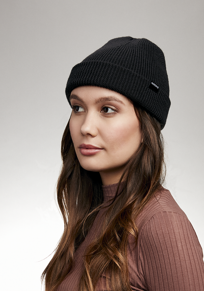 Kingman Wool Beanie - Negro View 5