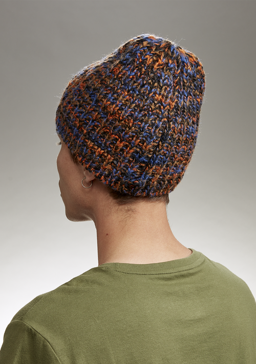 Owens Beanie - Black / Blue Multi