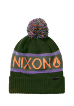 Gorro Teamster II - Verde oliva oscuro/naranja