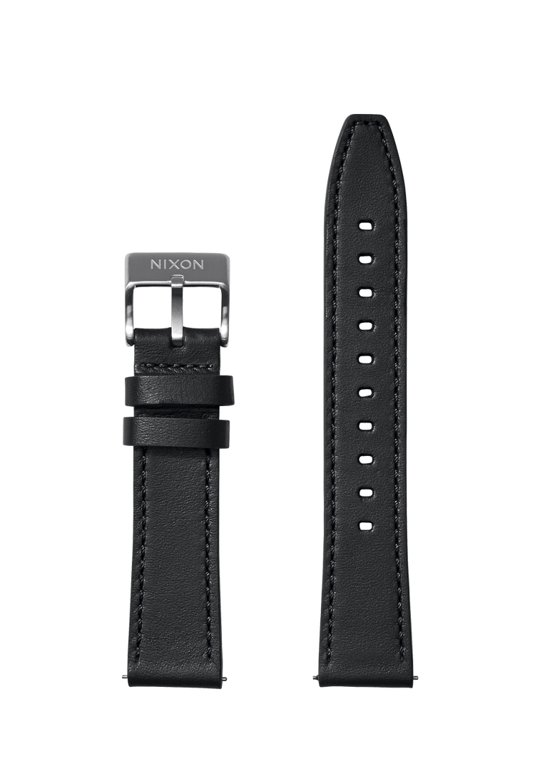 Correa de cuero Horween de 20 mm - Negra