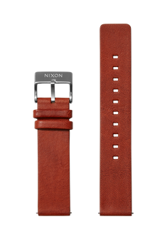 20mm Veg Tanned Leather Band - Marrón