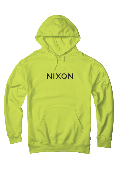 Sudadera con Capucha Wordmark - Safety Green