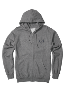 Sudadera con Cremallera Spot - Gris oscuro View 1