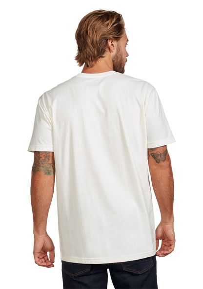 Sparrow Repreve® T-Shirt - Natural/rojo View 5