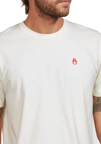 Sparrow Repreve® T-Shirt - Natural/rojo View 6