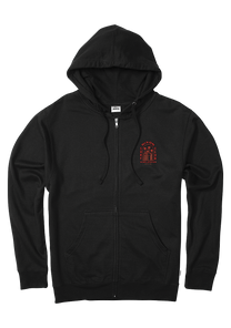 Sudadera con Cremallera Temple - Negro View 1