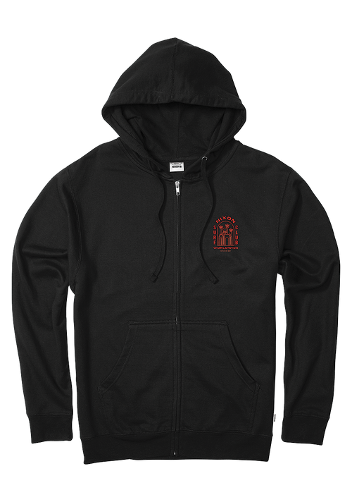 Sudadera con Cremallera Temple - Negro